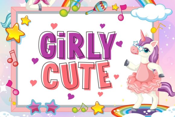 Girly Cute: The Bold Display Font for Modern Design