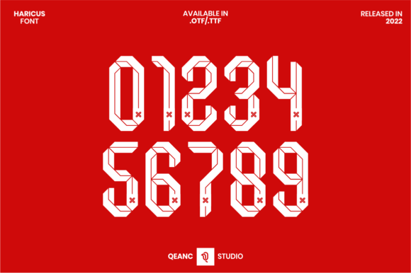 Haricus: The Dynamic Display Font for Sports and Racing Design