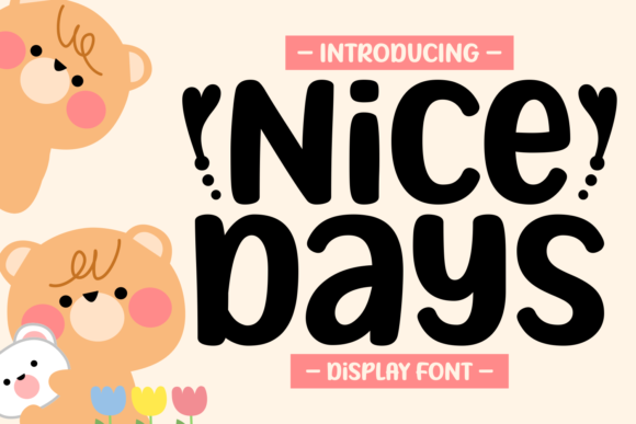 Nice Days: Elevating Kid-Friendly Graphic Design with Playful Typography