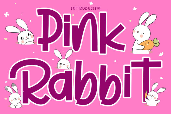 Pink Rabbit: The Elegant Display Font for Captivating Design